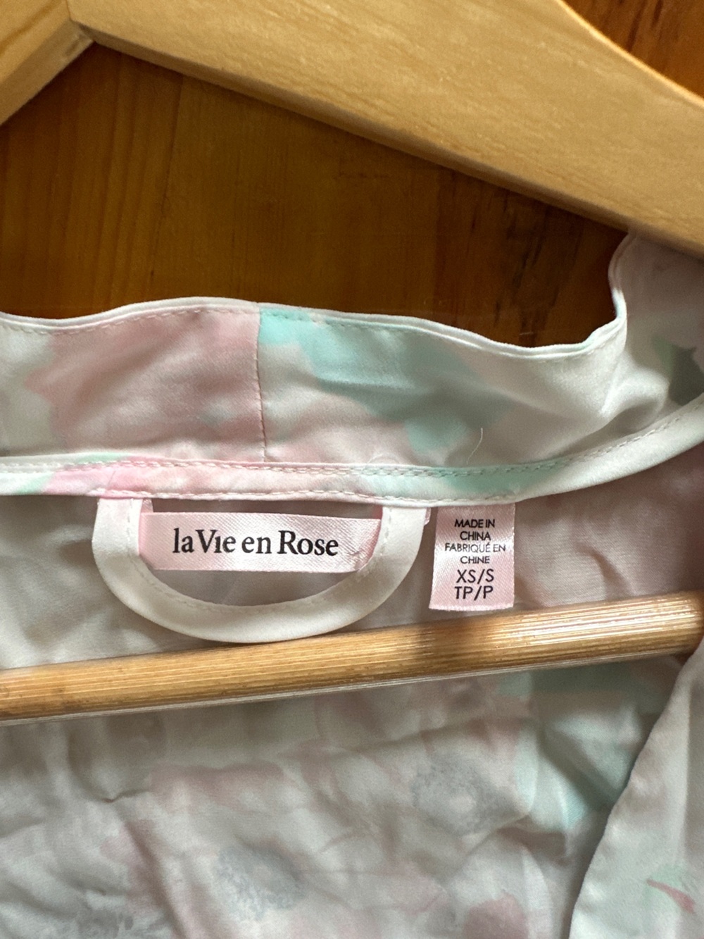 La Vie en Rose - Sheet House gown - Floral with Lace - Size: XS - Picture 5 of 5